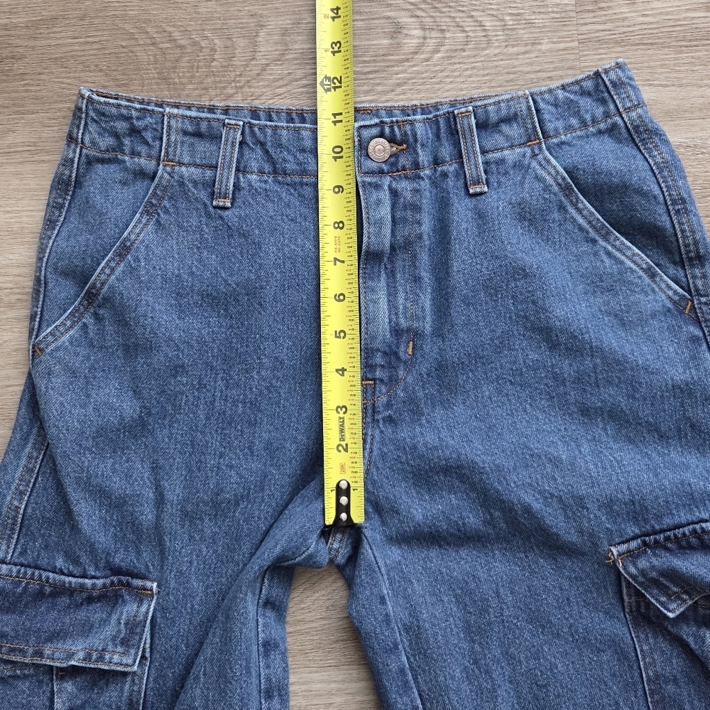 Levis ‘94 Baggy Women’s Drawstring Hem Cargo Jeans W28 L32 - Picture 7 of 11